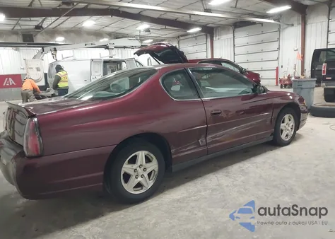 2004 Chevrolet Monte Carlo Ls из США, поврежденный, VIN 2G1WW12EX49296401